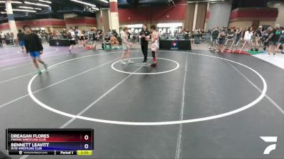 120 lbs Cons. Round 2 - Dreagan Flores, Finesse Wrestling Club vs Bennett Leavitt, Ryse Wrestling Club