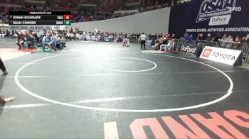 6A Boys 165 lbs Cons. Round 2 - Jonah Schwarz, Franklin Boys vs Isiah Conner, Mountainside Boys