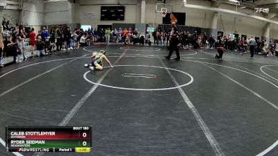 65 lbs Quarterfinal - Caleb Stottlemyer, Outsiders vs Ryder Seidman, Headhunters