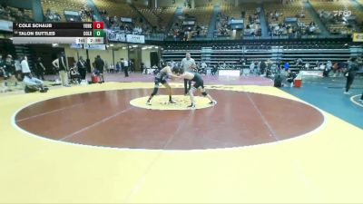 133 lbs Cons. Round 3 - Talon Suttles, Colby CC vs Cole Schaub, York