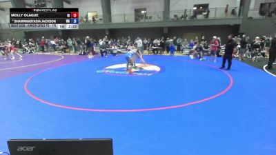 Junior Girls FS - 170 lbs Cons. Semis - Molly Olague, ID vs Shawnnastasia Jackson, WA