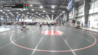 112 lbs Consi Of 16 #1 - Mason St. Peter, MA vs Yajpov Lor, NC