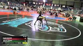 5 lbs Quarterfinal - Bryce Hanna, Blessed Trinity vs Glen Decker, Harris County