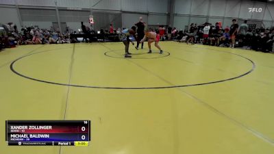 175 lbs Placement Matches (16 Team) - Xander Zollinger, Idaho vs Michael Baldwin, Michigan