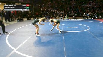 5A 100 lbs 1st Place Match - Noah Kovach, Azle vs Lila Breedlove, Borger