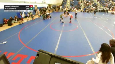 157 lbs Cons. Round 6 - Teagan McRae, Junkyard Dogs Wrestling Club vs Russ Tj Tokutake, Los Osos High School Wrestling
