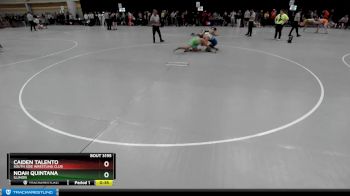 157 lbs Cons. Round 6 - Noah Quintana, Illinois vs Caiden Talento, South Side Wrestling Club