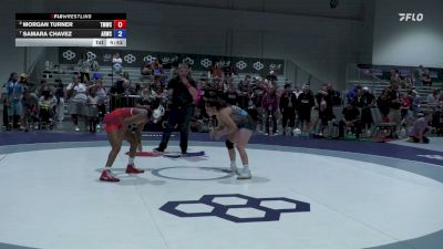 50 kg Cons. Sub-semis - Morgan Turner, Titan Mercury Wrestling Club vs Samara Chavez, Army (WCAP)