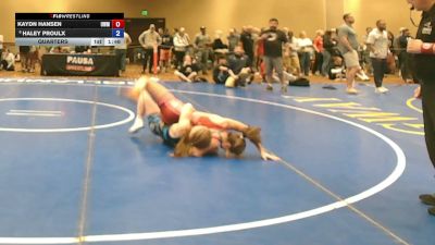 135 lbs Quarters - Kaydn Hansen, USA Wrestling Maine vs Haley Proulx