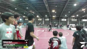 80-84 lbs Round 1 - Santino Andujo, Valiant College Prep vs Ronan Riley, Southwest Wrestling Academy