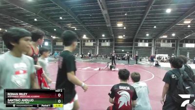 80-84 lbs Round 1 - Santino Andujo, Valiant College Prep vs Ronan Riley, Southwest Wrestling Academy