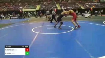 190 lbs Semifinal - Nicholas Sahakian, Sunkist Kids Monster Garage vs Diego Costa, Yucaipa