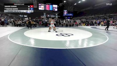 150 lbs Champ. Rd Of 64 - Kaileb Cadena, CA vs Tristan North, WI