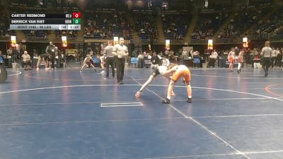 96 lbs Consy 1 - Carter Redmond, Delaware Valley vs Derrick Van Riet, Derry