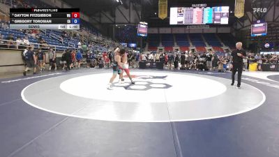 150 lbs Semis - Dayton Fitzgibbon, WA vs Gregory Torosian, CA