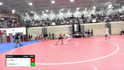 124-131 lbs Round 2 - Jorj Filler, Bedford North Lawrence vs Brayln Renten, Brownsburg