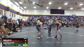 143 lbs Round 2 - Preston Vacari, Cane Bay Cobras vs Aiden Moon, Unattached