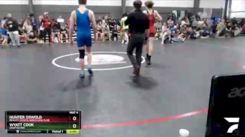 152 lbs Cons. Round 2 - Hunter Oswold, Reality Sports Wrestling Club vs Wyatt Cook, Unattached