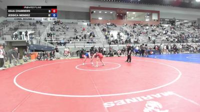 U23 Women - 62 lbs Cons. Round 3 - Julia Chambers, IA vs Jessica Mendez, AZ