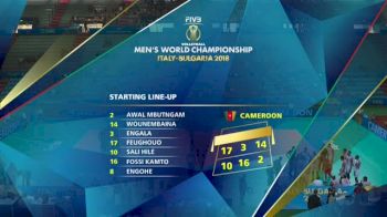 Cameroon vs Tunisia | 2018 FIVB Men's World Championships