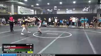 155 lbs Champ. Round 1 - Kyleigh James, Mason City vs Bailey Weeks, Vinton-Shellsburg