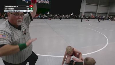 67 lbs Cons. Rd Of 32 - Angus Peterson, Wisconsin vs Leo Nielsen, The Best Wrestler