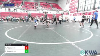 55 lbs Rr Rnd 3 - Kam Peters, Harrah Little League Wrestling vs Tanner Reynolds, Shelton Wrestling Academy