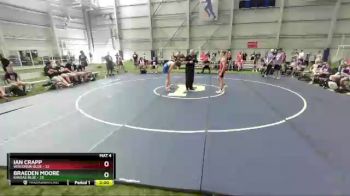 132 lbs Round 1 (8 Team) - Ian Crapp, Wisconsin Blue vs Braeden Moore, Kansas Blue