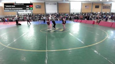 185 lbs Round Of 16 - Adalynn Southworth, Conard vs Grace Jean, Caribou