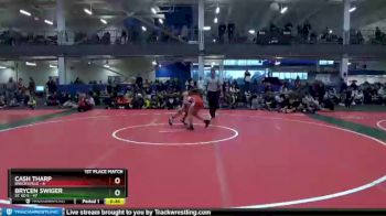 95 lbs Finals (2 Team) - Cash Tharp, Brecksville vs Brycen Swiger, St. Ed`s