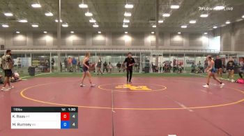 118 lbs Prelims - Kailey Rees, Lady Pitbulls Turquoise vs Marissa Rumsey, Ride Out Wrestling Club