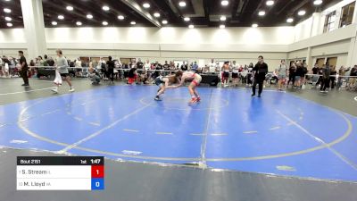 126 lbs Rd Of 16 - Shane Stream, Il vs Morgan Lloyd, Va