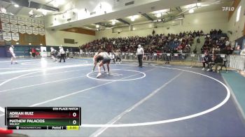 150 lbs 5th Place Match - Adrian Ruiz, Colony vs Mathew Palacios, Walnut