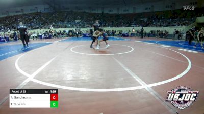 64 lbs Round Of 32 - Able Sanchez, Elgin Wrestling vs Tristan Sinn, Iron Grapplers Wrestling Club