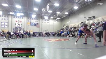 126 lbs Champ. Round 3 - Colt Maughon, Cleveland vs Brandon Buck, Father Ryan