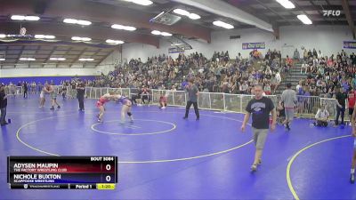 155 lbs 1st Place Match - Adysen Maupin, The Factory Wrestling Club vs Nichole Buxton, Scappoose Wrestling