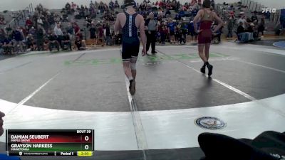 133 lbs Round 2 - Damian Seubert, Maple Grove vs Grayson Harkess, Minnetonka