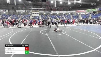 46 lbs Round Of 16 - Isaiah Lopez, Lopez Wrestling Inc vs Ranen Marcum, Top Notch WC