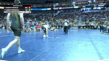 1A-215 lbs Champ. Round 1 - Caden Forristall, Riverside, Oakland vs Kamdyn Kraklio, Durant