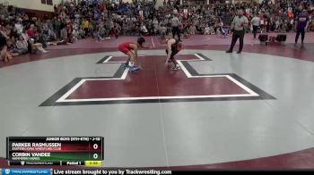 J-10 lbs Semifinal - Parker Rasmussen, Eastern Iowa Wrestling Club vs Corbin VanDee, Hammerin Hawks