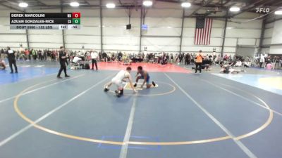 132 lbs Consi Of 16 #1 - Derek Marcolini, MA vs Azuan Gonzales-Rice, CA
