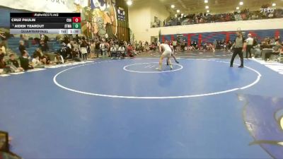 165 lbs Quarterfinal - Aiden Yearout, St. Maries vs Cruz Paulin, Coeur D Alene