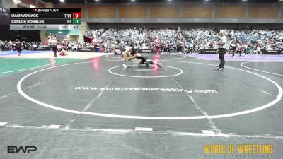 145 lbs Round Of 64 - Liam Womack, Tulare Titans Wrestling Club vs Carlos Rosales, Ukiah