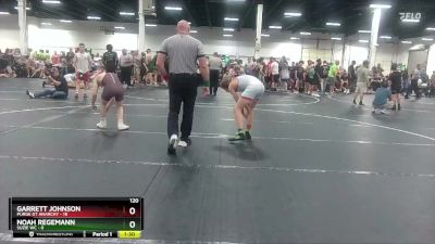 120 lbs Round 3 (6 Team) - Garrett Johnson, Purge GT Anarchy vs Noah Regemann, Suzie WC