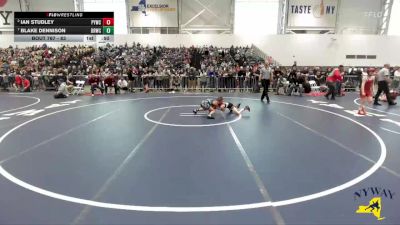 83 lbs Quarterfinal - Blake Dennison, Deep Roots Wrestling Club vs Ian Studley, Portville Youth Wrestling Club