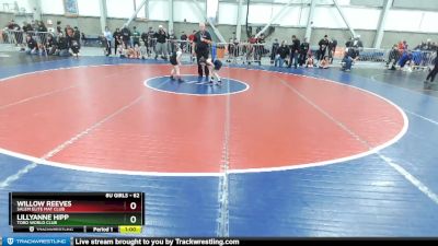 62 lbs Round 2 - Lillyanne Hipp, Toro World Club vs Willow Reeves, Salem Elite Mat Club