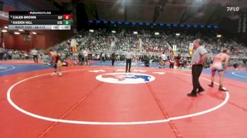 2A-113 lbs 3rd Place Match - Kaiden Hill, Lingle-Ft. Laramie/Southeast vs Caleb Brown, Big Piney