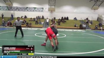 149 lbs Quarterfinal - Nicolas Gutierrez, Santa Ana vs James Juarez, Bakersfield College