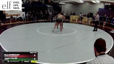 235 lbs. Champ. Round 2 - Ella Kimbrough, Lafayette (Wildwood) vs Yanni Collier, Battle