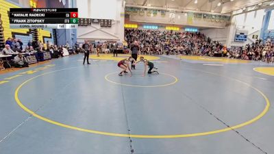 106 lbs Cons. Round 3 - Frank Zitofsky, St Georges Tech HS vs Natalie Radecki, Caravel Academy